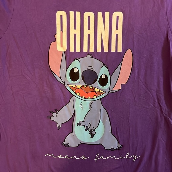 Disney Purple lilo and stitch tshirt size large - Picture 4 of 7